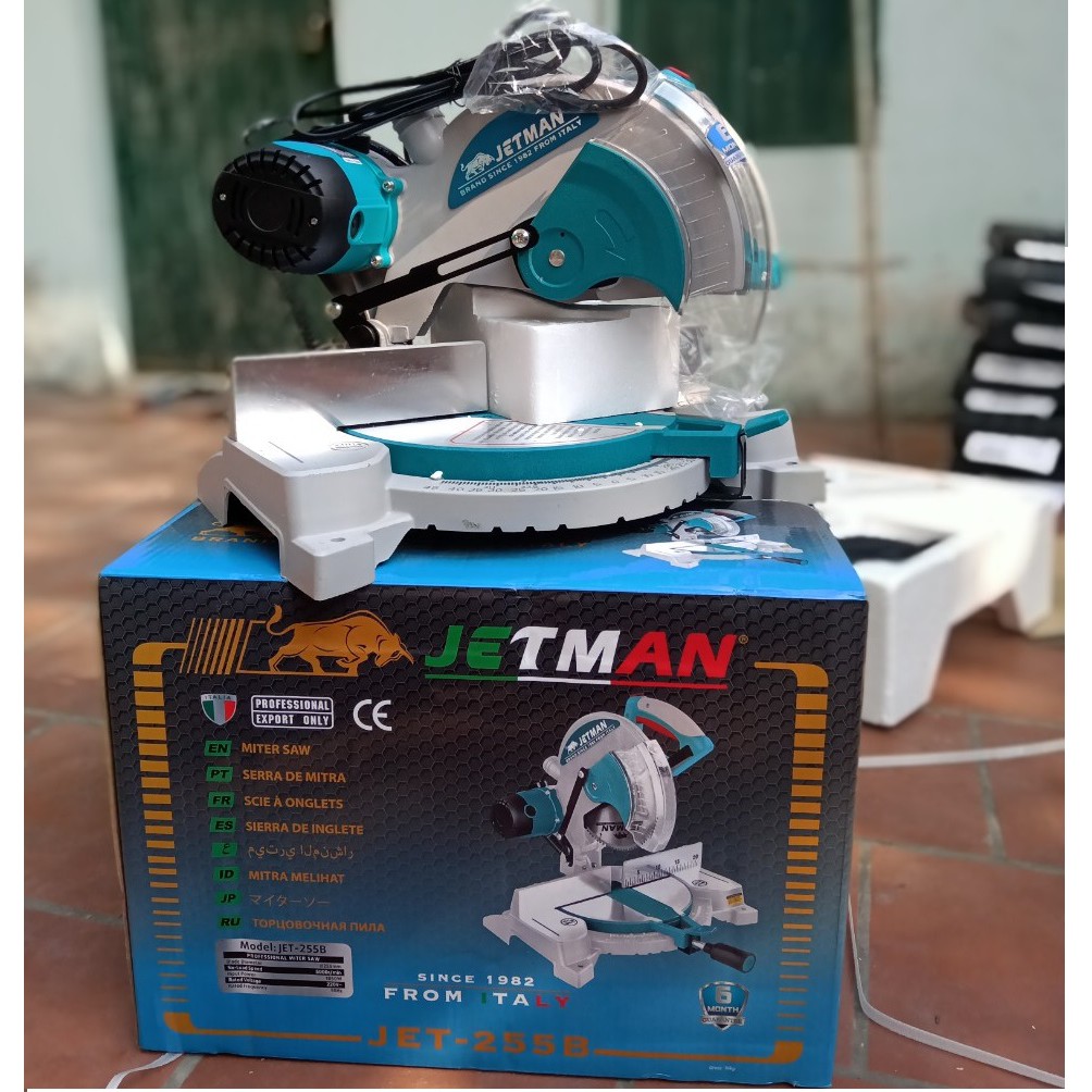 MÁY CẮT NHÔM JETMAN  255 mm Chính hãng, Bảo hành 1 năm