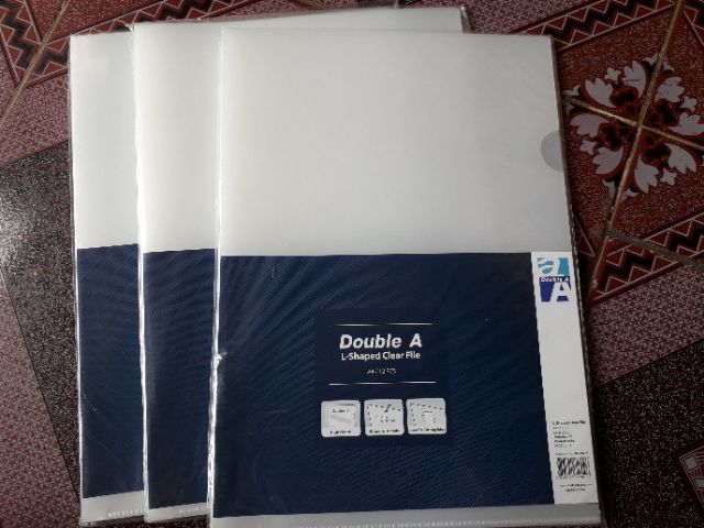 Combo 12 file hở cạnh khổ A4 DoubleA