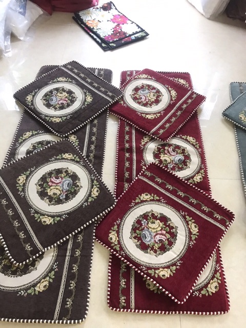 Đệm ghế hoàng gia phong cách tây âu 3 phân nhập khẩu