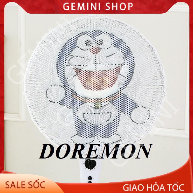 Lưới Vải Bọc Lồng Quạt Máy Có Dây Rút An Toàn Cho Bé Mẫu Hoạt Hình Dễ Thương LBQ GEMINI SHOP