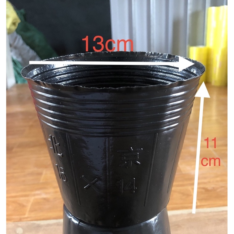 sét 5 cái bầu ươm cây mã 16*14( hàng dày )