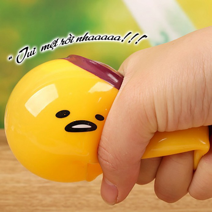 Gudetama Squishy Bánh Mật Ong Bánh Flan Gudetama Bóp Trút Giận Xả Stress Giảm Căng Thẳng Cực đáng yêu mochi