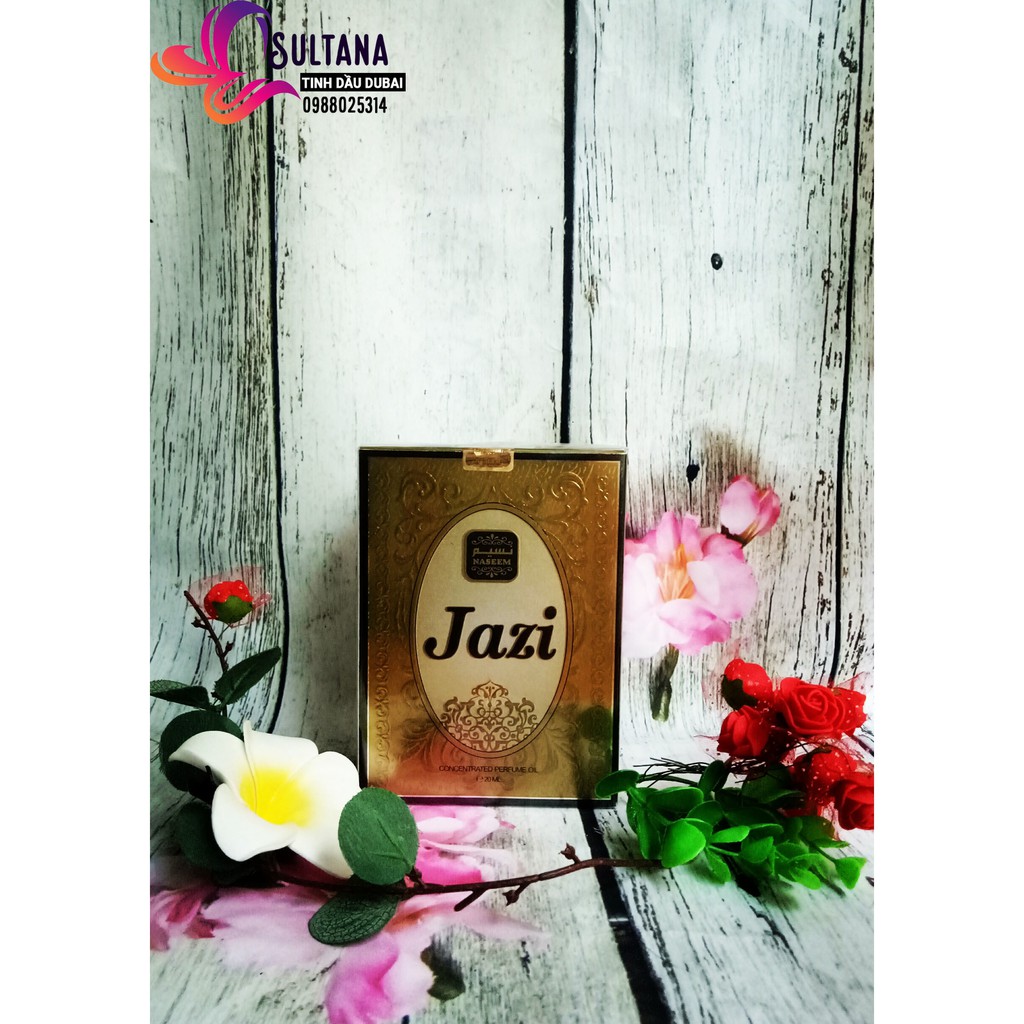 Tinh dầu nước hoa Dubai hàng nội địa JAZI (tinh dầu hình ấm)