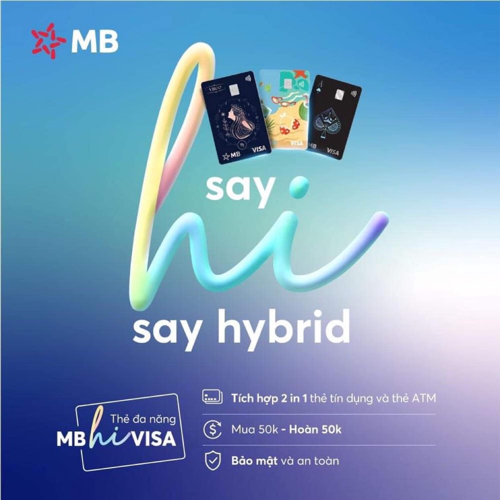 MB Hi Visa Collection , thẻ 2 in 1 MB, thẻ Visa
