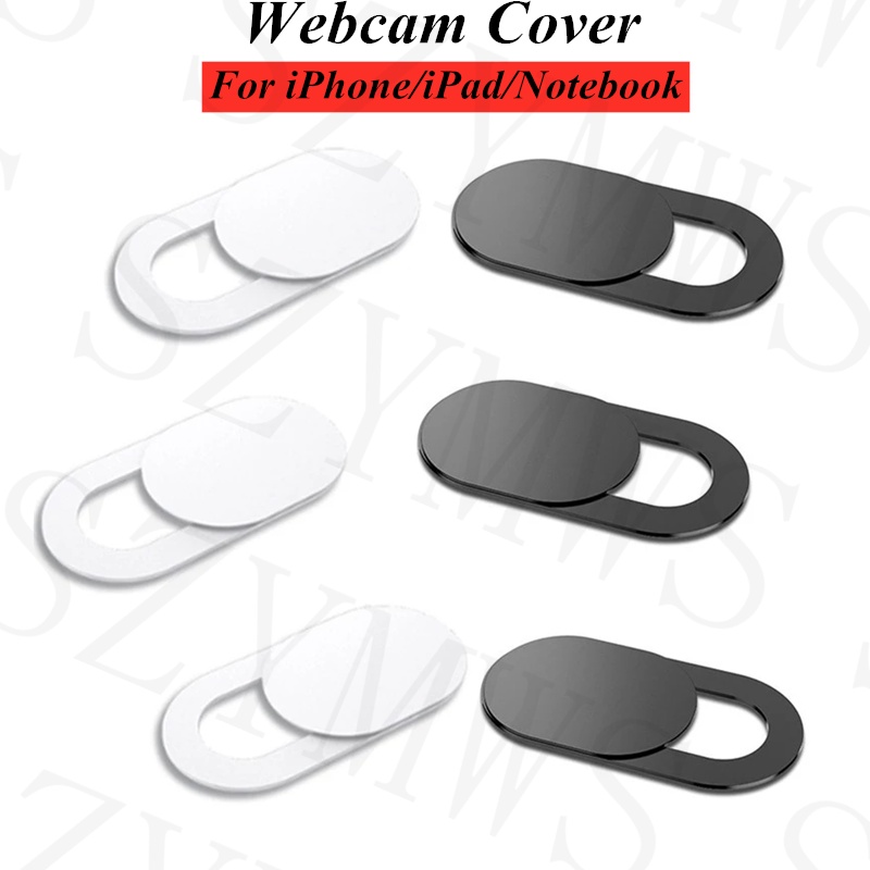 Miếng Dán Webcam Từ Tính Bằng Nhựa Siêu Mỏng Bảo Vệ Chế Độ Riêng Tư Cho iPhone Web Laptop iPad