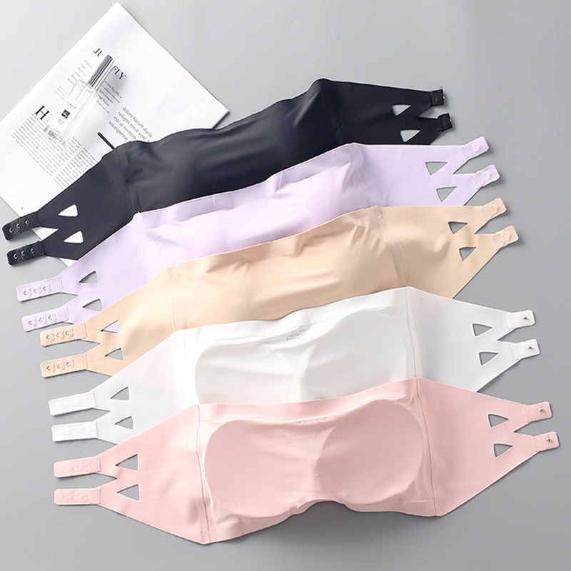 Áo lót không dây không đường may chất liệu lụa mát dành cho nữ | BigBuy360 - bigbuy360.vn