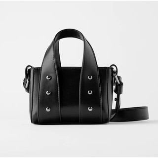 Túi xách mini Zara có quai cầm và dây đeo 6350/510