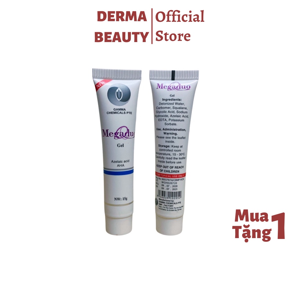 Megaduo Gel giảm mụn ẩn, giảm thâm, dưỡng da - Megaduo AHA - Megaduo Plus 15g