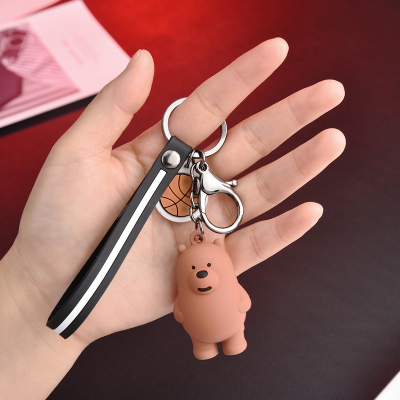 Móc khóa hình gấu đáng yêu cho cặp đôi