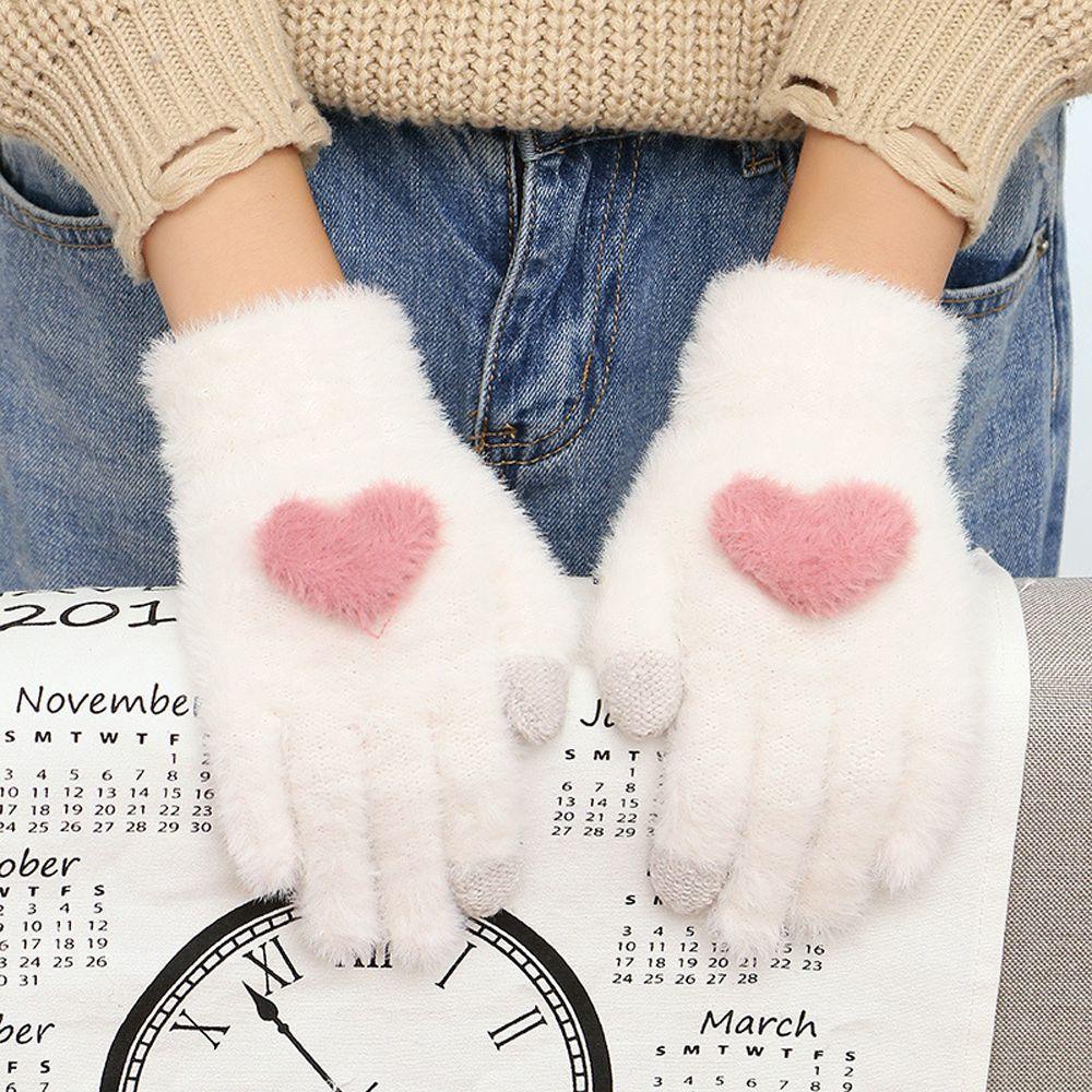 Găng Tay Giữ Ấm Màu Sắc Xinh Xắn Cho Nữ