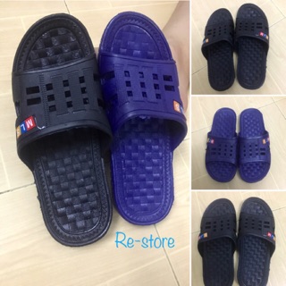 DÉP NHỰA NAM MLS (XANH, ĐEN) ĐI TRONG NHÀ/NHÀ TẮM/ĐI MƯA