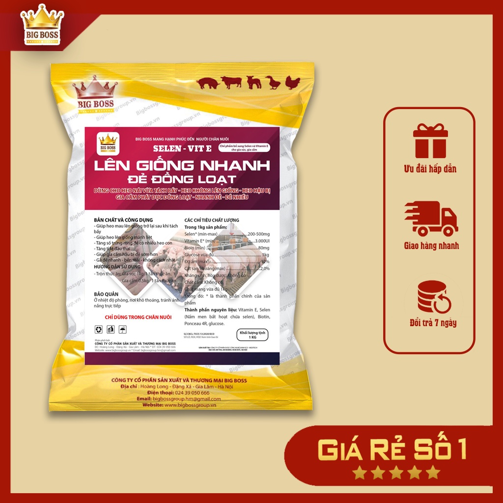 Lên giống nhanh - Vật nuôi mau lên giống, tăng tỷ lệ đậu thai