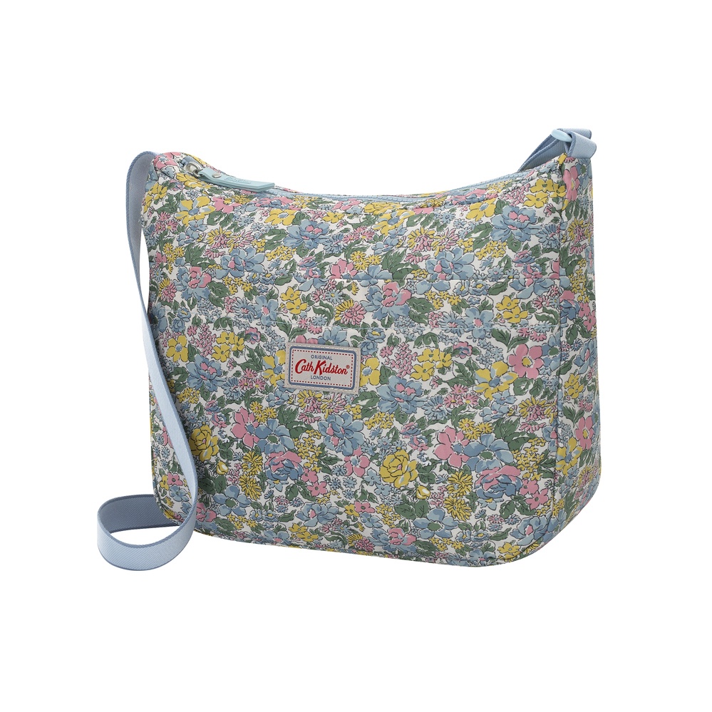 Cath Kidston - Túi đeo chéo Foldaway Cross Body Vale Floral - 1002010 - Warm Cream