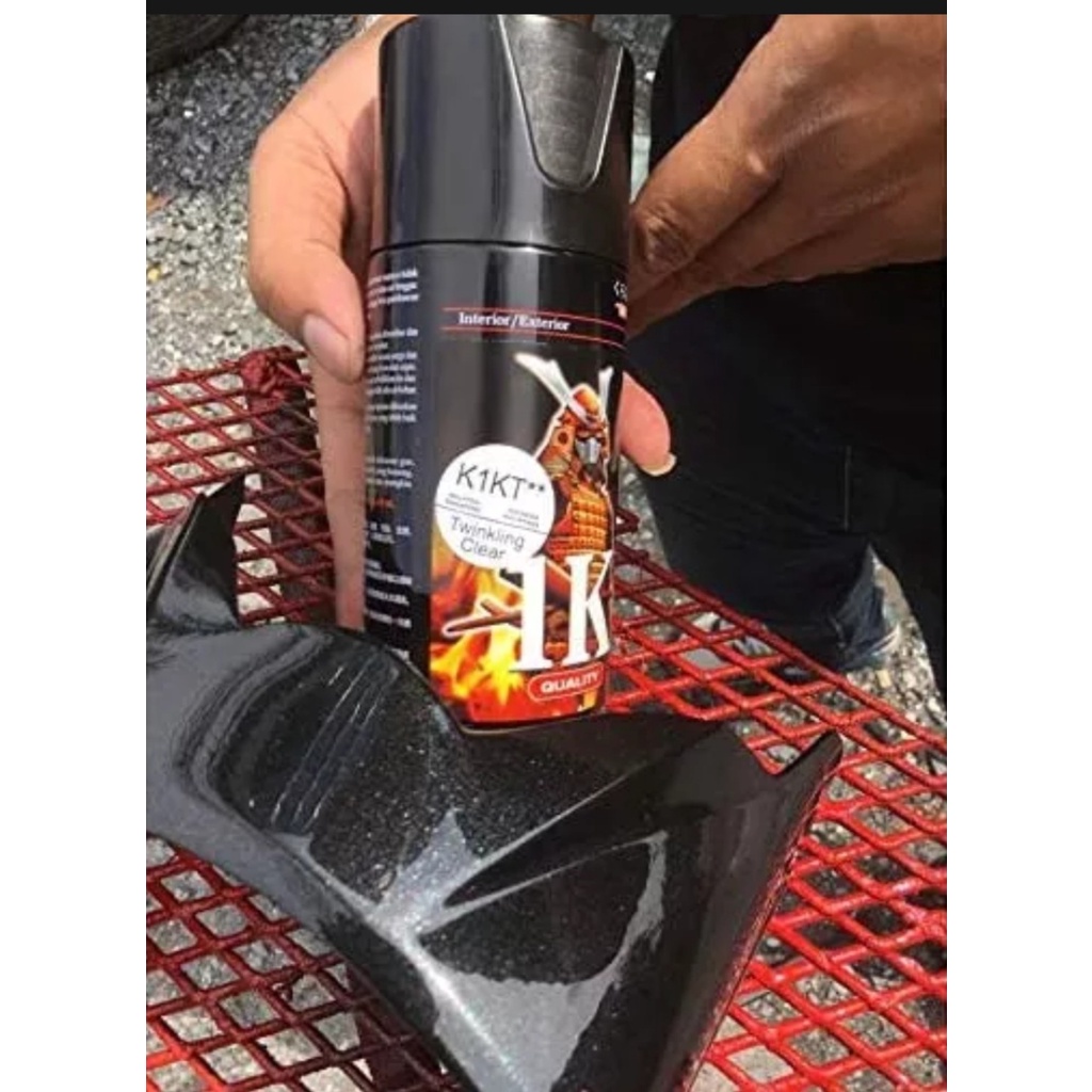 Chai sơn xịt phủ bóng lấp lánh kim tuyến K1KT Samurai