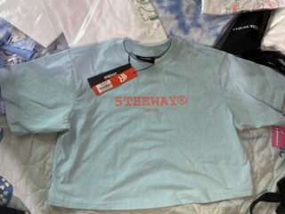 Croptop 5tw xanh size s