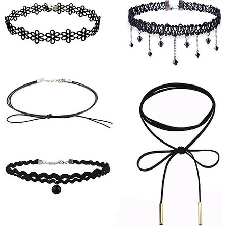 Set 5 vòng cổ choker nữ (azuma59)