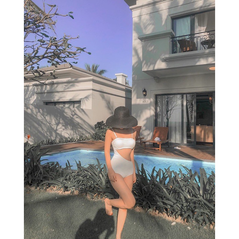 [Mã 12FASHIONSALE1 giảm 10K đơn 50K] [HÀNG CÓ SẴN] Bikini 2 dây khoét eo sexy (hình thật khách mặc) | BigBuy360 - bigbuy360.vn