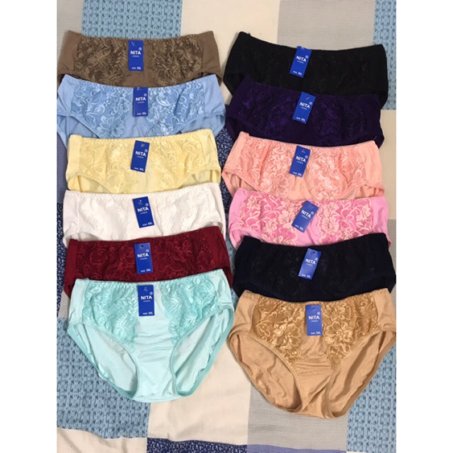 10 Quần lót bigsize cotton phối ren