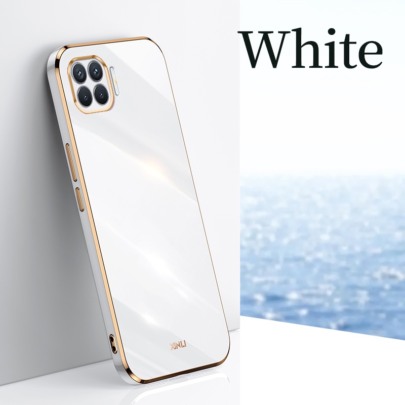 Ốp Điện Thoại Khung Vuông Sang Trọng Cho OPPO A73 2020 F17 A93 2020 RENO 4F F17 PRO