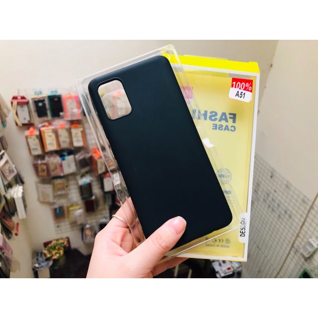 Ốp dẻo đen cho samsung A51