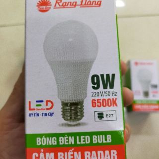 Led bulb cảm biến 9w rạng đông,bóng đèn cảm biến chuyển động