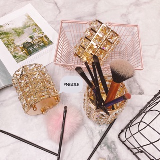 Cốc đựng phụ kiện , mỹ phẩm, chổi cọ makeup , decor trang trí bàn trang điểm , làm Phụ kiện chụp ảnh