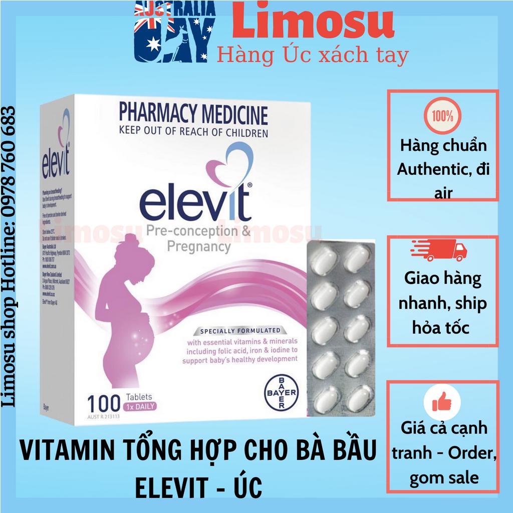 Vitamin tổng hợp cho bà bầu Elevit (date 2025)