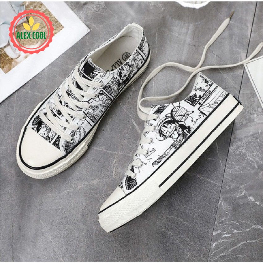 [ Free Ship ] Giày nam giày cao cổ thấp cổ thể thao kiểu hình Luffy | BigBuy360 - bigbuy360.vn