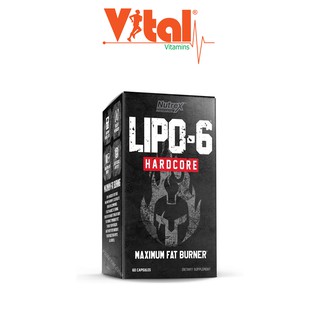 Viên Đốt Mỡ Mạnh Nhất Nutrex Lipo 6 Hardcore 60 Viên