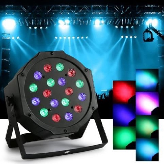 Đèn sân khấu Flat Par Light 18 Led Cảm ứng âm thanh