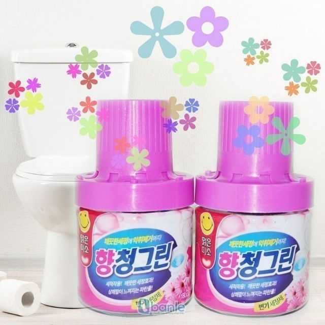 Cốc thả bồn cầu toilet Hàn Quốc - giao mẫu ngẩu nhiên