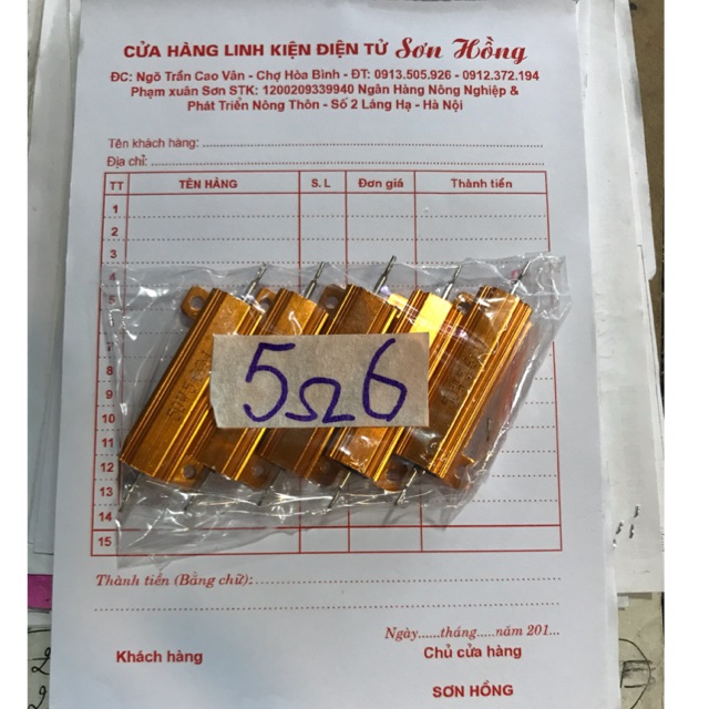 Trở nhôm 50W - 5.6  OHM