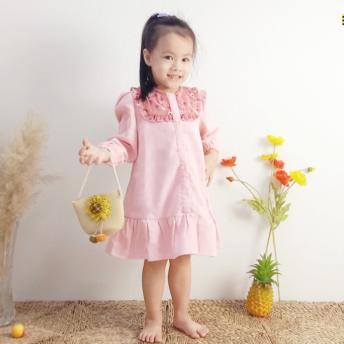 Váy bé gái thu đông BeeKids thiết kế đuôi cá cho bé từ 2-8 tuổi 7DN01512DA