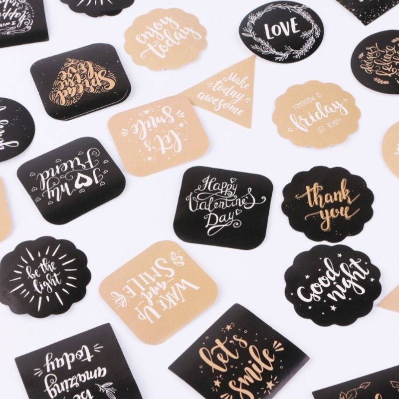 Bộ 45 sticker câu chúc Blessing Wishes