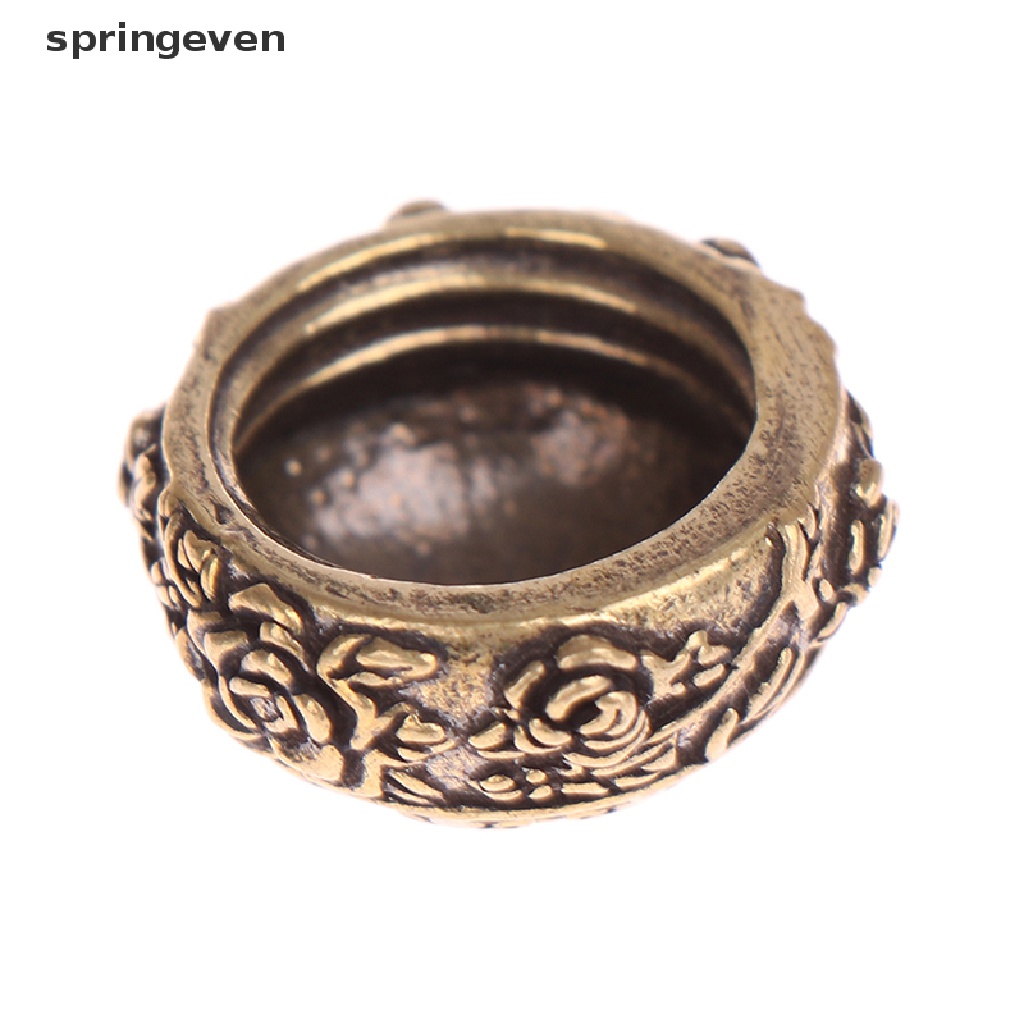 Hộp Đựng Thuốc Hình Hồ Lô Bằng Đồng Thau Có Móc Khóa Tiện Dụng