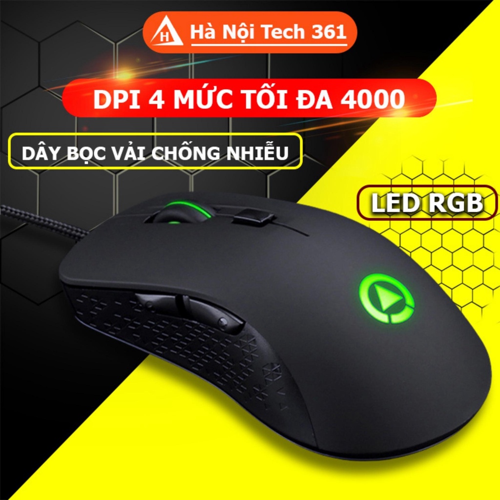 Chuột gaming G402, chuột máy tính có dây cao cấp với DPI 4000, thiết kế cải tiến cho cảm giác cầm nắm tuyệt vời