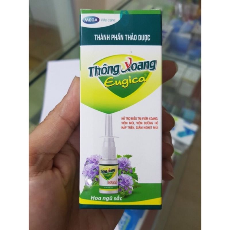 Thông Xoang EUGICA -Xịt Mũi Thảo Dược