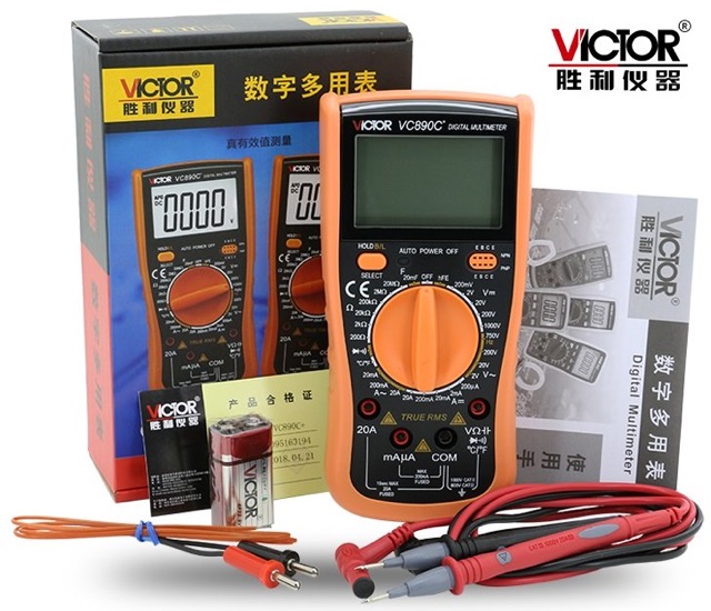 Đồng hồ vạn năng hiện số Victor VC890C - Cam kết hàng chính hãng