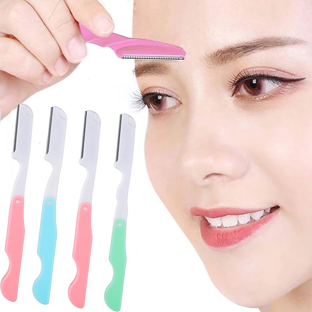 1 Dao Cạo Chân Mày Có Thể Gấp Gọn Màu Sắc Ngẫu Nhiên