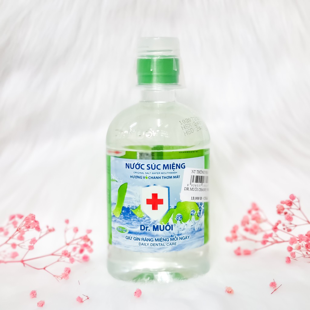 [CHÍNH HÃNG] - NƯỚC SÚC MIỆNG DR MUỐI 500ML