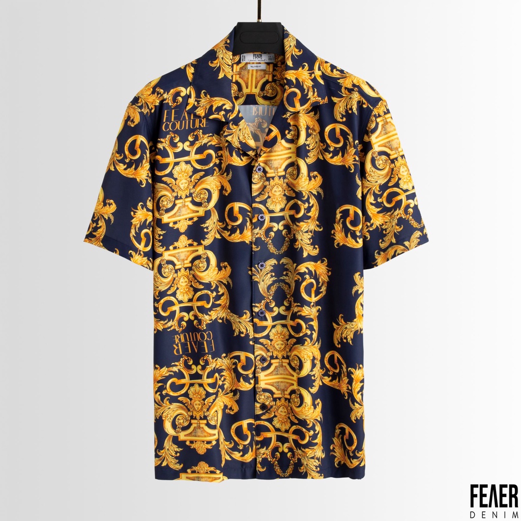 Áo sơ mi nam FEAER DENIM chất thoáng khi nhẹ nhàng thoải mái vải lụa BAROQUE | BigBuy360 - bigbuy360.vn