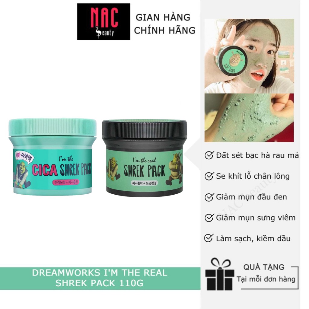 Mặt nạ Đất sét I'm The Real Shrek Pack Mask 110g