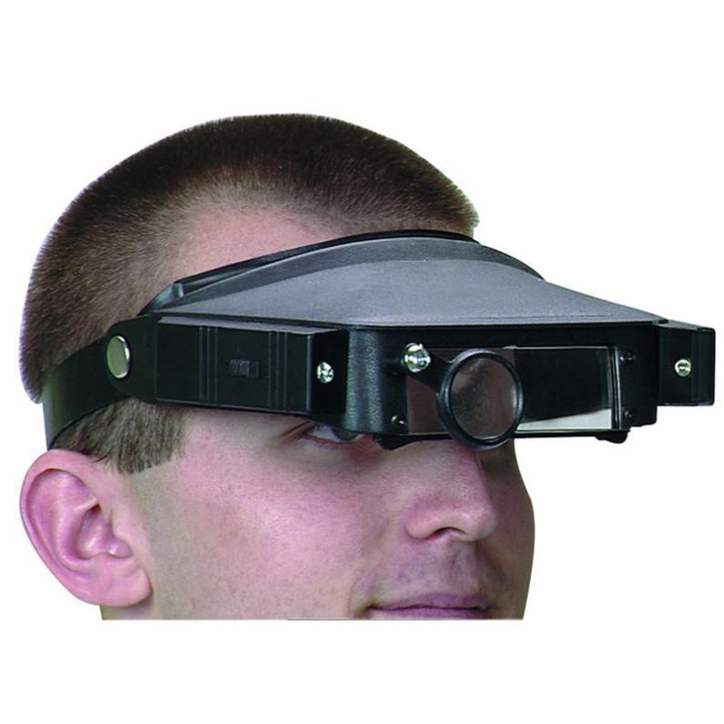 Kính lúp đeo đầu MAGNIFIER HEAD STRAP W/LIGHTS zoom 1,8 lần, 2.3x, 3.7x, 4.8x