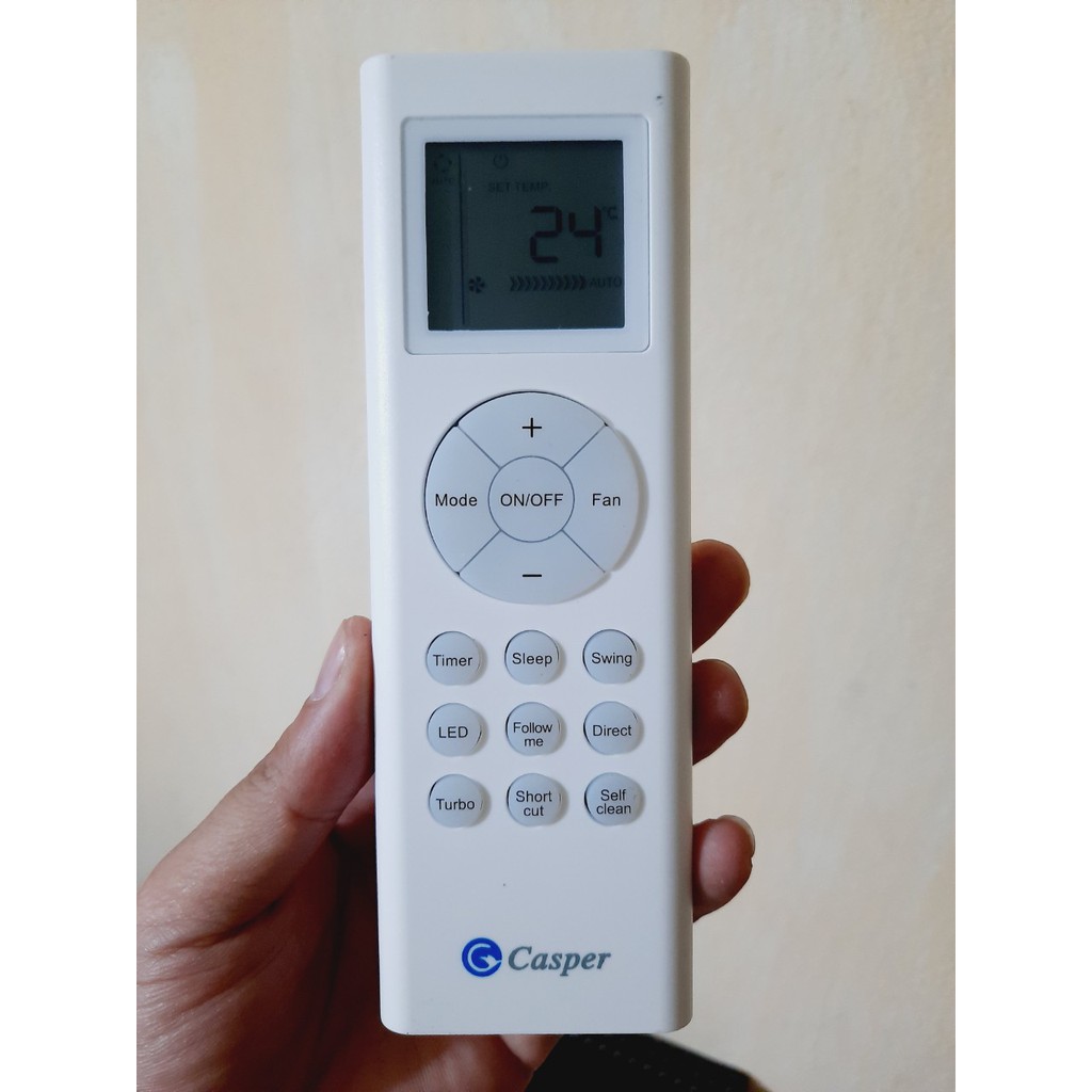 Remote Điều khiển điều hòa Casper 1&2 chiều Inverter- Hàng mới chính hãng Casper 100% Tặng kèm Pin