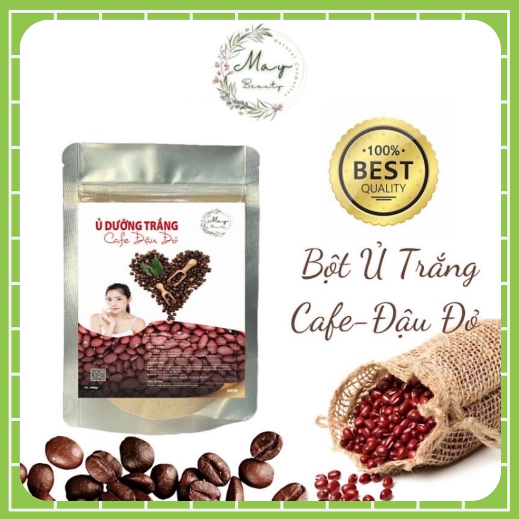 100gr Bột ủ trắng cafe đậu đỏ handmade