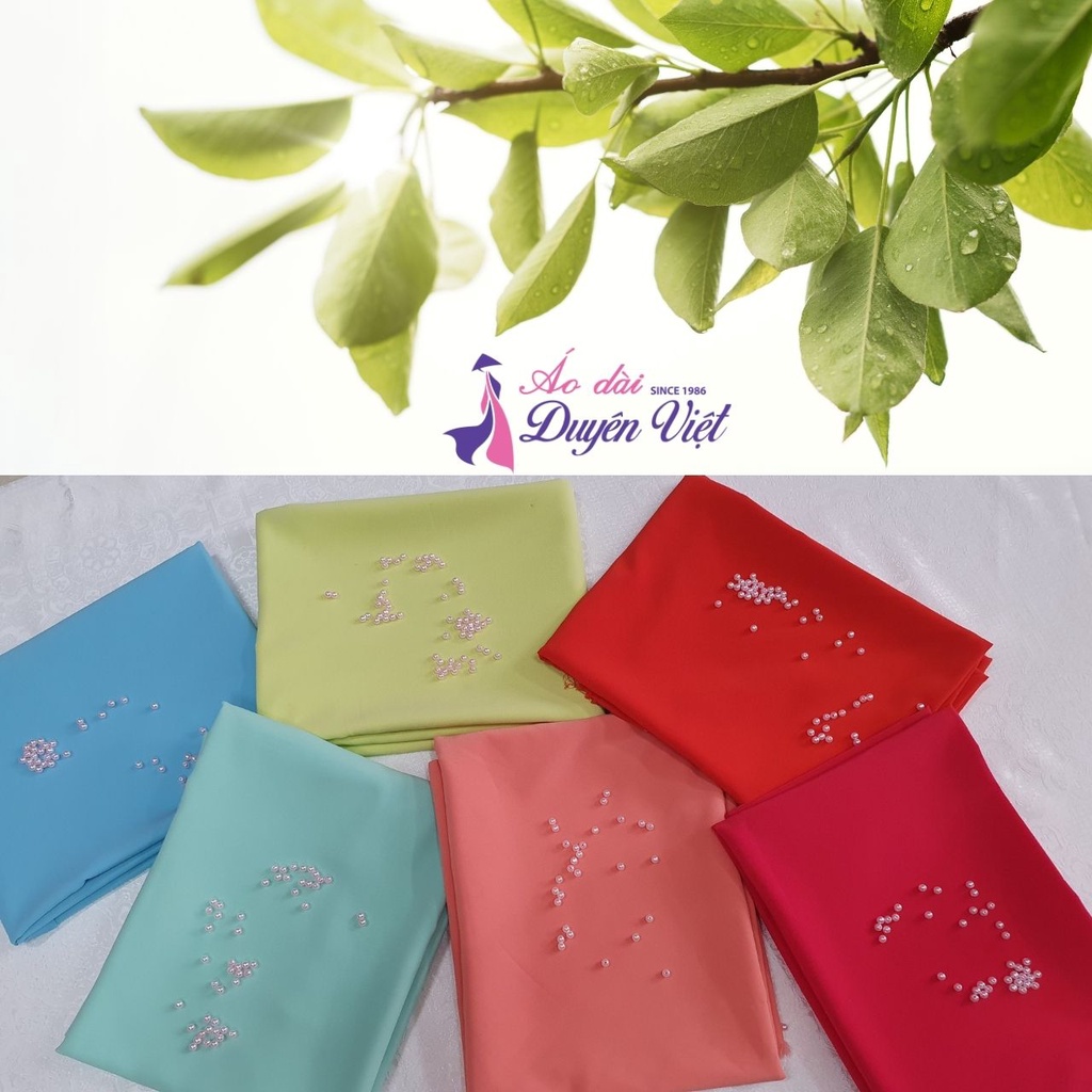 Áo dài trơn nhiều màu