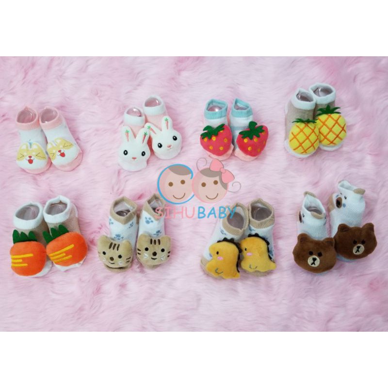 Tất, Vớ Cho Trẻ Sơ Sinh, Bé Trai Bé Gái Hoạt Hình Dễ Thương [SiHu Baby Shop]