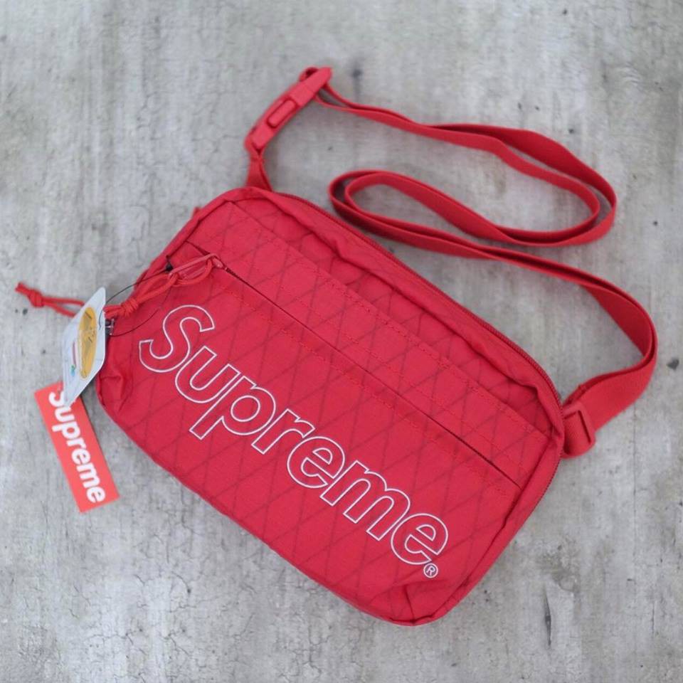 Túi Đeo Chéo Nam Nữ Supreme 18FW Shoulder Bags.