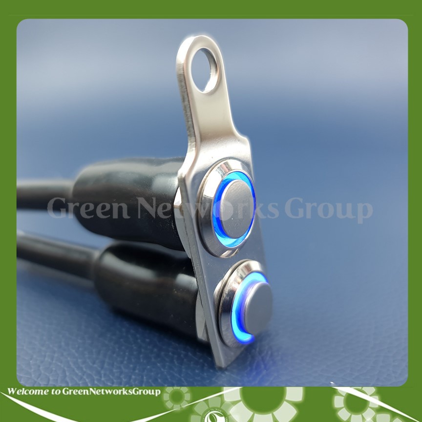 Công Tắc Led Có Pat Gắn Cùm lỗ 8 ly [Chế độ On - Off] Greennetworks