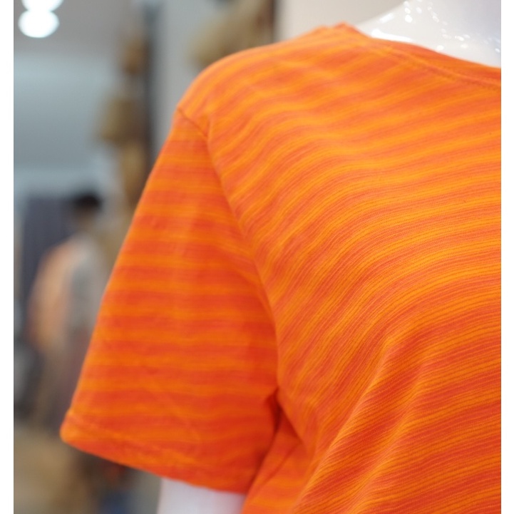 Áo thun nữ chất thun cotton sọc menina thời trang